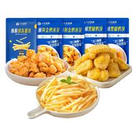 小牛凯西 炸鸡桶黑椒鸡块2+鸡米花2+薯条共5包空气炸锅冷冻半成品