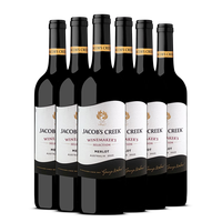 移动端、京东百亿补贴：JACOB'S CREEK 杰卡斯 酿酒师臻选梅洛干红葡萄酒750mL *六支