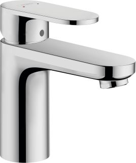 Hansgrohe 汉斯格雅 Vernis Blend 洗脸盆水龙头，出水口高度 100 毫米，节水浴室水龙头，镀铬