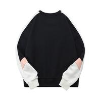 XTEP 特步 国货女卫衣春秋季撞色宽松女装休闲运动服套头衫长袖