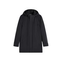 劲霸男装 商务保暖中长款冲锋衣羽绒服NREG3011 深兰 175/L