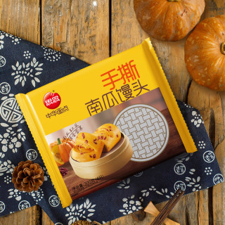 思念 纸皮烧麦黑松露糯米烧卖三丁早餐食品半成品面点生鲜速食速冻 中华面点手撕南瓜馒头300g