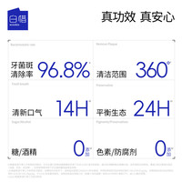 【张杰同款】白惜抗糖瓶装漱口水净白留香抑菌清新口气持久防蛀