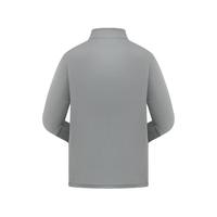 探路者(TOREAD)长袖T恤 户外运动弹力透气干爽舒适立领功能长袖T恤男女款 男-TAJJBL91742雾灰 M