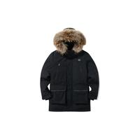 可隆 KOLON SPORT夹克羽绒服户外防风防水中量鹅绒 黑色BK-男 3XL