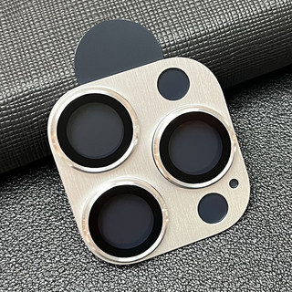 潮尚美 苹果14鹰眼一体拉丝金属镜头膜 蓝宝石金属玻璃保护圈贴 14Pro/14ProMax【银色】一体拉丝金属镜