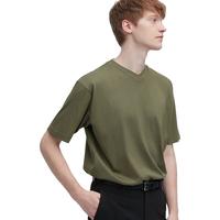 UNIQLO 优衣库 百变T 男装/女装 水柔棉休闲V领T恤(素色短袖) 455364