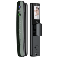 因硕 智能锁指纹锁猫眼摄像头锁全自动电子密码锁C02