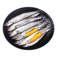 道楼鲜阁 多春鱼新鲜满籽大多春鱼带籽新鲜冷冻海鲜水产烧烤食材 2斤 约26条/斤