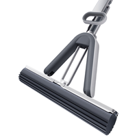 大卫大卫胶棉拖把干湿两用一拖净挤水吸水海绵免手洗懒人家用拖布 M14-一杆2头+巨无霸清洗桶