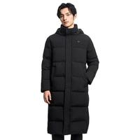  可隆 KOLON SPORT长款羽绒服 男子户外运动保暖防风连帽面包鹅绒服