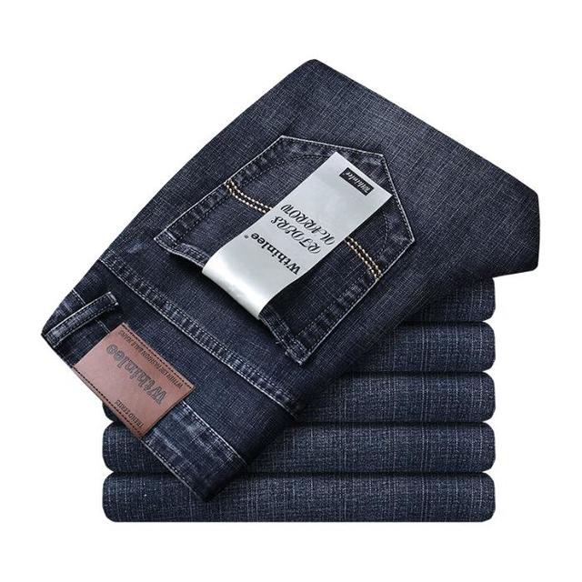 CronetKcnsy 高端男士牛仔裤冬季新款宽松直筒百搭牛仔裤