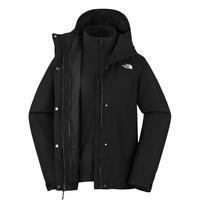 北面(The North Face)冲锋衣三合一男士户外秋冬防风保暖抓绒内胆两件套夹克衫外套 A91 XL/180
