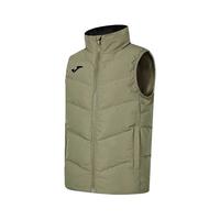 JOMA儿童棉服外套男女中大童棉马甲秋冬季加厚保暖坎肩足球训练棉马夹 橄榄绿 120