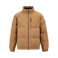 君羽户外羽绒服男800蓬白鹅绒加厚立领保暖鹅绒服H52219 深卡其 S（白鹅绒160克）