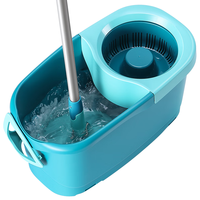 Leifheit利菲拖把德国拖布墩布家用旋转拖把免手洗拖地（双纤维）