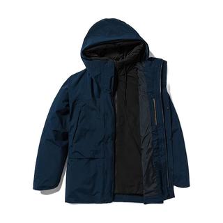 Timberland 男装三合一户外冲锋外套可拆卸羽绒内胆|A5RCZ A5RCZ433/暗蓝宝石色 L