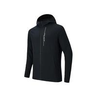 ANTA 安踏 水壳防泼水外套秋冬运动连帽夹克男开衫休闲防风保暖加厚上衣