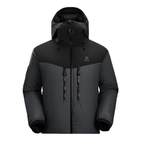 KAILAS 凯乐石 6000GT羽绒服800蓬鹅绒保暖防风户外登山服连帽外套男款 月岩灰/墨黑（KG2343144）