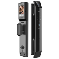 秦将军 Q17 智能门锁 指纹锁 3D人脸识别智能锁 密码锁 电子锁 全自动 人脸识别+可视猫眼+wifi远程解锁