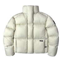 JUNYU 君羽 绒服女23年新款800蓬白鹅绒秋冬时尚加厚短款鹅绒服H52192 奶霜 M