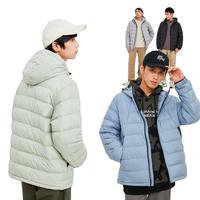 美特斯邦威 国货美特斯邦威羽绒服男女工装短款棉袄宽松装上衣