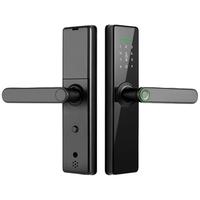 康廷 木门指纹锁家用防盗门密码锁智能门锁房间门室内门办公室门公寓锁