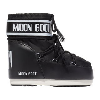 MOON BOOT秋冬新款男女轻奢高级感休闲潮流短筒运动鞋子防滑雪地靴黑色