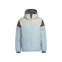 adidas 阿迪达斯 三叶草男女同款冬季双面穿600蓬保暖鸭绒羽绒服 魔力灰 XS