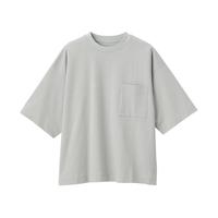 无印良品 無印良品 MUJI Labo 男女通用 长绒棉 天竺织 T恤 无性别 男款女款 BFB35A2S 浅灰色 XXS-XS