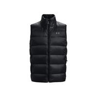 安德玛(UNDERARMOUR)UA男装 冬季舒适保暖羽绒马甲简约时尚休闲服背心 1372650-001 XL(180/100A)