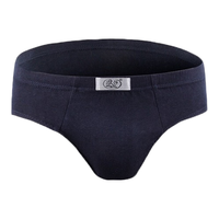浪莎内裤男士三角裤纯棉中腰透气U凸短裤衩男 牛仔蓝/1条 XXL(180/105)