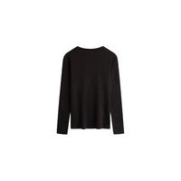 Calvin Klein内衣【悦动引力带】女舒适圆领打底居家保暖内衣QS7032AD UB1-太空黑 M