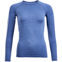 DECATHLON 迪卡侬 跑步速干衣女秋冬季长袖保暖t恤运动瑜伽紧身上衣WSLW 深邃蓝 L