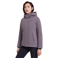 KOLON SPORT KOLONSPORT可隆鹅绒服女款大鹅绒轻量保暖羽绒衣防风防泼水羽绒服 深紫红PL 160/S