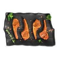 天顺源 pure source法式香草烤羊排 300g 草原羊7肋法切 国产冷冻 西餐烧烤食材