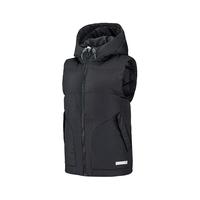 361°女装冬季羽绒服马甲361冬保暖运动外套女 超级黑 XL