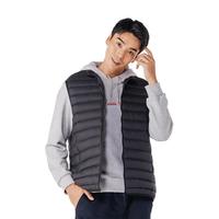 迪卡侬（DECATHLON）棉马甲保暖马夹秋冬夹克户外运动休闲男女外套TAG1 深黑色 XL