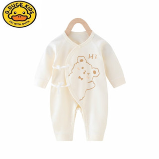 G.DUCKKIDS早产儿婴儿衣服小码连体衣秋冬低体重新生儿50码纯棉哈衣48码秋装 (四季)热气球 M(4-5斤)