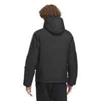 阿迪达斯 (adidas)官网男装服 24春季运动服加厚保暖防风连帽服潮 IT8730/黑色/尺码偏小 M