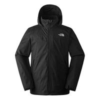 The North Face北面冲锋衣男款春季户外徒步登山服防风保暖透气防水硬壳夹克外套 JK3/黑色/带三合一系统 M