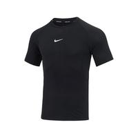 NIKE 耐克 品牌Logo印花休闲圆领短袖T恤 男款 黑色 FB7933-010