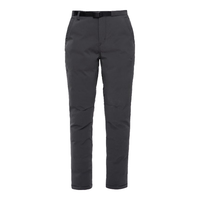 君羽800蓬鹅绒裤男女款外穿冬季加厚防风保暖户外羽绒长裤53143 黑色-女款 XL