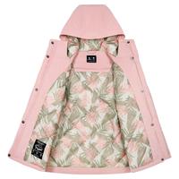 CAMEL 骆驼 冲锋衣女中长款加厚夹棉防水防风登山服春秋旅游收腰加棉外套