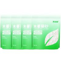 宠洁优 酵素除臭混合猫砂结团净尘豆腐砂抑菌吸水2.5kg*4包