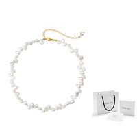 IDOKAWA 天然巴洛克淡水珍珠项链 42cm NL2038YW