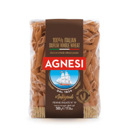 安尼斯 AGNESI 全麦19号空心意面500g