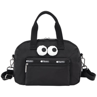 LeSportsac 乐播诗包包女包黑色运动包旅行便携斜挎包手提包 经典黑