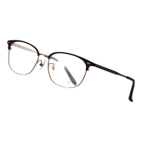 精工(SEIKO)男眉毛框全框钛合金可配近视片HC3012 C90 万新防蓝光1.74 C90-深褐/金色