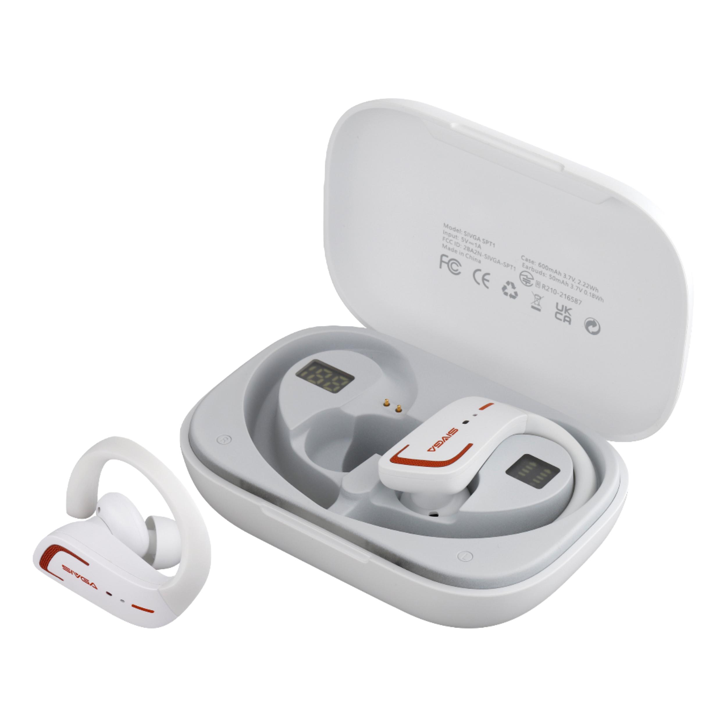 SIVGA SPT1 蓝牙5.3 IPX5防水 黑色 真无线耳机